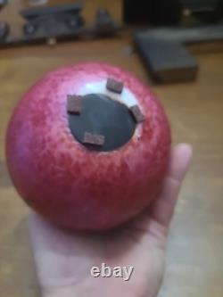 Vintage 1997 Daniel Lotton Art Glass Iridescent Cypriot Vase