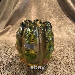 Vintage 5 Waterford Evolution Art Glass Vase