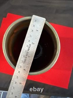 Vintage Art Blown Glass Vase Tumbler Signed Frederick Warren 76