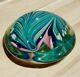 Vintage Art Glass Paper Weight Signed