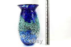 Vintage Art Glass Vase by Timothy J Simon late 20th Century h-28 cm