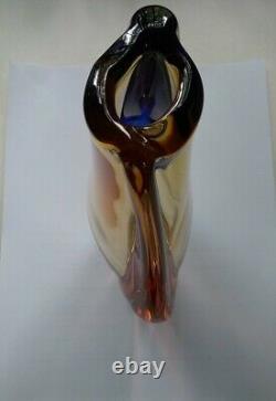 Vintage Art Glass vase by Hana Machovská (Mstisov/Moser) 9