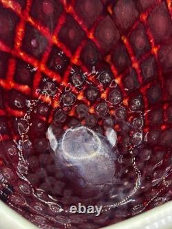 Vintage Art Studio Glass Signed Glass. Chip Scarborough Z Fusion Glass Vase