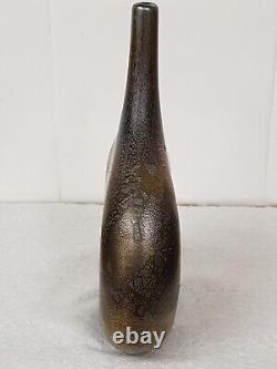 Vintage Azurene Glass Lollipop Vase Michael Harris Isle Of Wight Studio Perfect