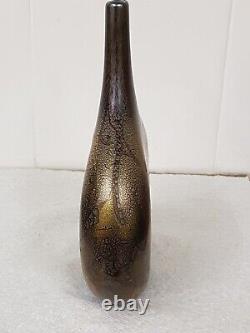 Vintage Azurene Glass Lollipop Vase Michael Harris Isle Of Wight Studio Perfect