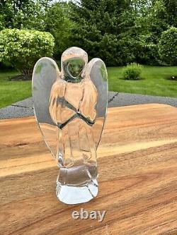 Vintage Baccarat Crystal Angel Figurine 6 France Excellent Condition