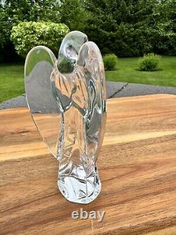 Vintage Baccarat Crystal Angel Figurine 6 France Excellent Condition