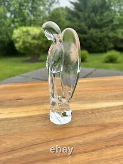 Vintage Baccarat Crystal Angel Figurine 6 France Excellent Condition