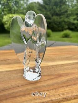 Vintage Baccarat Crystal Angel Figurine 6 France Excellent Condition