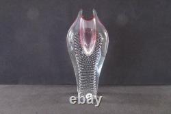 Vintage Beranek Skrdlovice Controlled Bubble Art Glass Vase