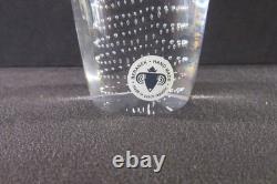 Vintage Beranek Skrdlovice Controlled Bubble Art Glass Vase