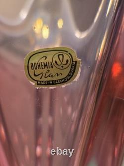 Vintage Bohemian/Czech Glass Vase