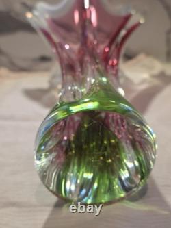 Vintage Bohemian/Czech Glass Vase