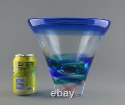 Vintage Caithness Glass Freestyle Bullicante Vase Jeneo Lewis Ltd Ed 45 / 250