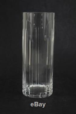 Vintage Cartier La Maison Art Deco Crystal 9 Art Glass Flower Vase Discontinued