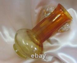 Vintage Crystal Glass Vase Handmade