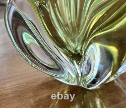 Vintage Czech Abstract Art Glass Vase late 60's/ early 70's. Josef Hospodka
