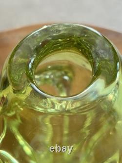 Vintage Czech Abstract Art Glass Vase late 60's/ early 70's. Josef Hospodka