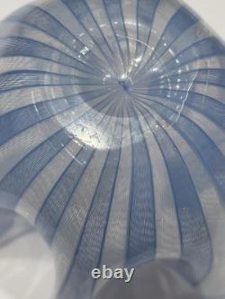 Vintage Fazzoletto de Murano blue Signe original quality value around £400