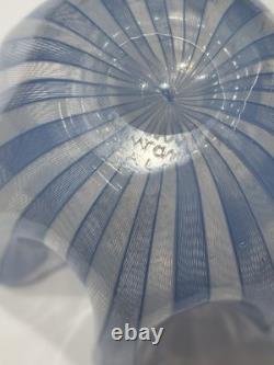 Vintage Fazzoletto de Murano blue Signe original quality value around £400