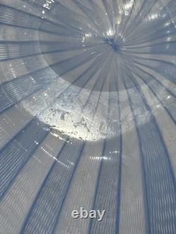 Vintage Fazzoletto de Murano blue Signe original quality value around £400