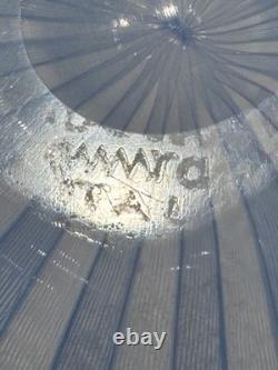 Vintage Fazzoletto de Murano blue Signe original quality value around £400