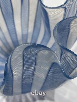 Vintage Fazzoletto de Murano blue Signe original quality value around £400