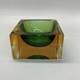 Vintage Flavio Poli Italian Murano Sommerso Art Glass Bowl Coin Dish Mid Century