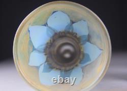 Vintage German Vera Walther Art Glass Vase 12 1/4 Signed