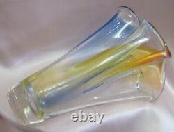 Vintage Handmade Crystal Glass Vase