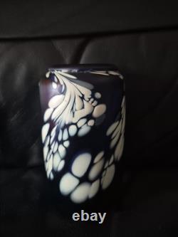 Vintage Iridescent Studio Art Glass Vase