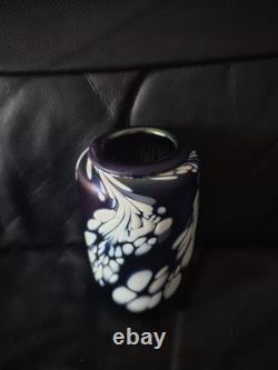 Vintage Iridescent Studio Art Glass Vase