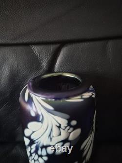 Vintage Iridescent Studio Art Glass Vase