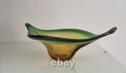 Vintage Italian Venetian Art Glass Bowl, cup, Center Vase Glass Cup