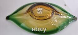 Vintage Italian Venetian Art Glass Bowl, cup, Center Vase Glass Cup