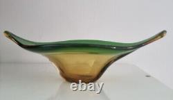 Vintage Italian Venetian Art Glass Bowl, cup, Center Vase Glass Cup