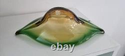 Vintage Italian Venetian Art Glass Bowl, cup, Center Vase Glass Cup