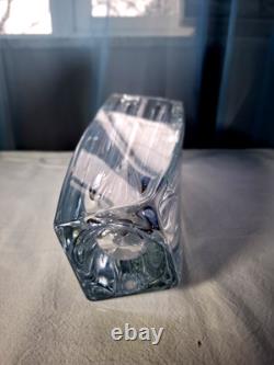 Vintage Luxurious Huge (33 cm) And Heavy (4053gr) Bohemian Crystal Glass Vase