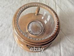 Vintage Mauchline Pin Dish with Glass Bowl In Very Good Condition