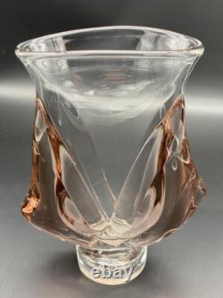 Vintage Michael Shearer Art Glass Vase Hand Blown -Signed & Dated 1986 +9 1/4