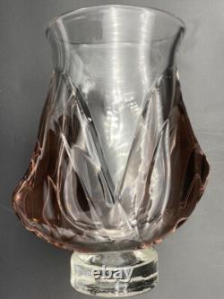 Vintage Michael Shearer Art Glass Vase Hand Blown -Signed & Dated 1986 +9 1/4