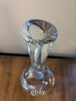 Vintage Mid-Century Kosta Boda 1978 Goran Warff 10.5 Raindrop Art Glass Vase