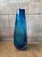 Vintage Mid Century Modern Whitefriars Kingfisher Blue Knobbly Glass Vase