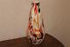 Vintage Murano Art Glass Tall Vase Hand Blown