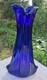 Vintage Murano Cobalt Blue Glass Vase, Art Glass, 1960s