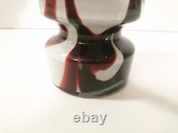 Vintage Murano Glass Vase By Carlo Moretti Mid Century Modern 1970s Italy