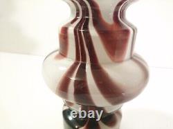 Vintage Murano Glass Vase By Carlo Moretti Mid Century Modern 1970s Italy