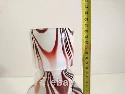 Vintage Murano Glass Vase By Carlo Moretti Mid Century Modern 1970s Italy