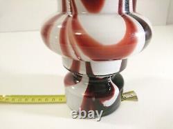 Vintage Murano Glass Vase By Carlo Moretti Mid Century Modern 1970s Italy