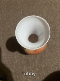Vintage Pop Art Opaline Florence glass vase Carlo Moretti in Italy in the 1970s